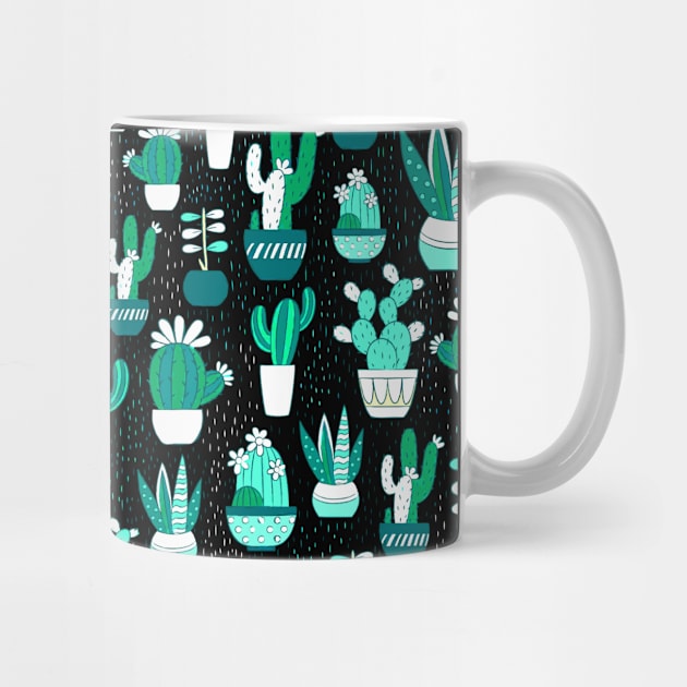 Cool Cactus Aqua Green by bragova